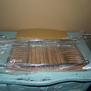 West Elm Eldred Bathtub Caddy Polished Chrome